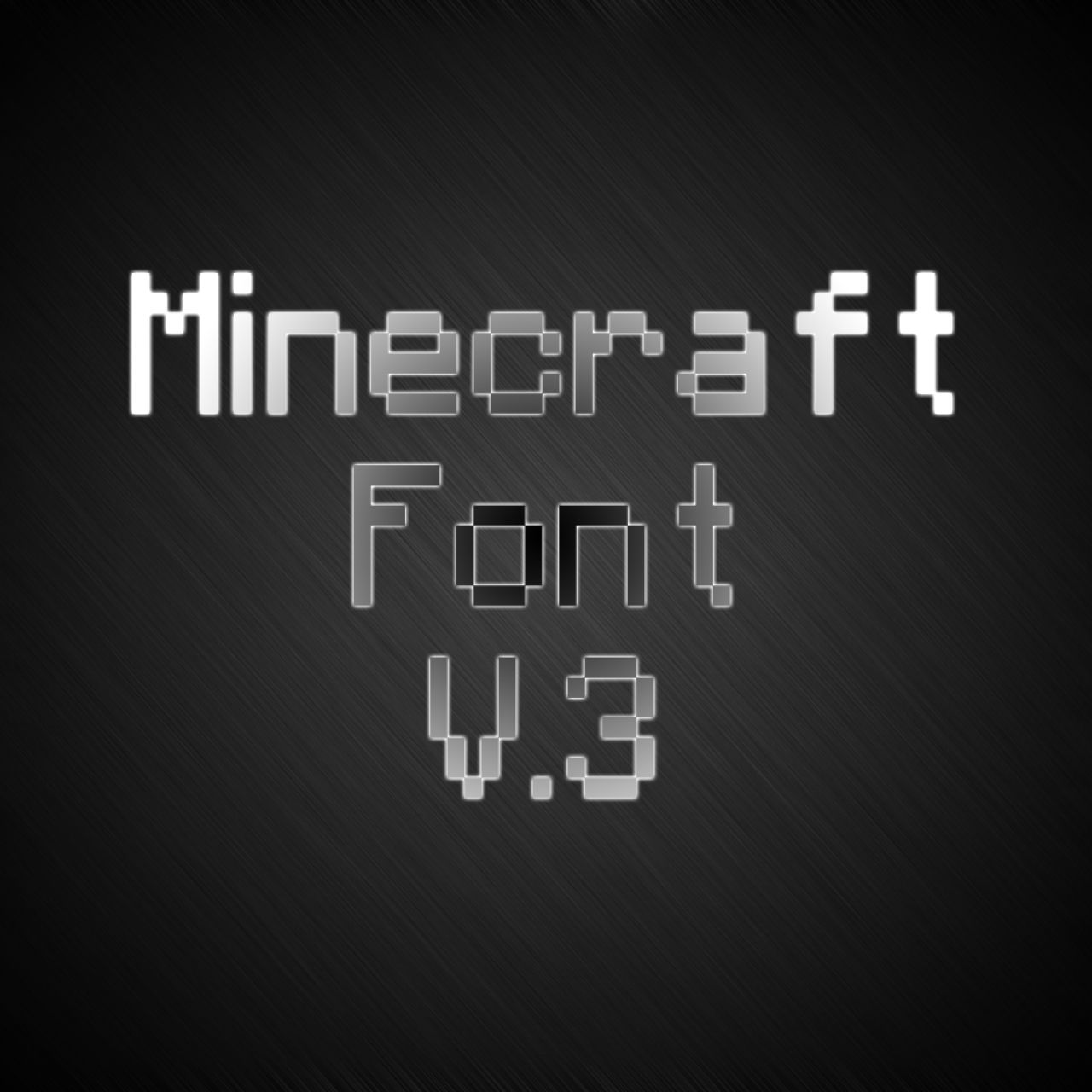 A Minecraft Font :D // Link in "World Save" Minecraft Project